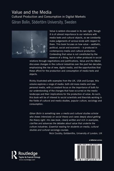 Produktbild: Value and the Media