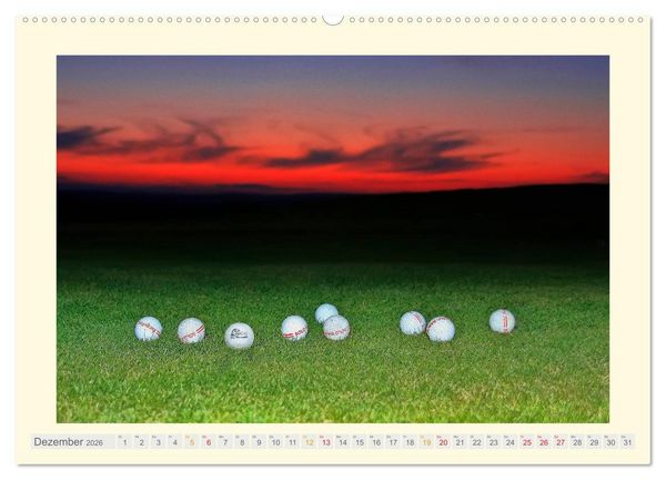 Produktbild: Golf - meine Leidenschaft (Wandkalender 2026 DIN A2 quer), CALVENDO Monatskalender