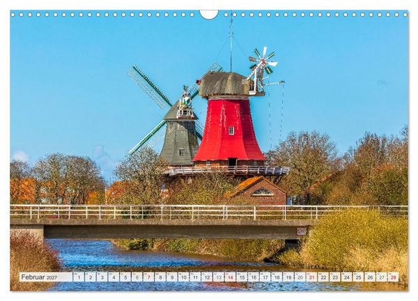 Produktbild: OSTFRIESLAND Wundervolle Halbinsel am Wattenmeer (Wandkalender 2027 DIN A3 quer), CALVENDO Monatskalender