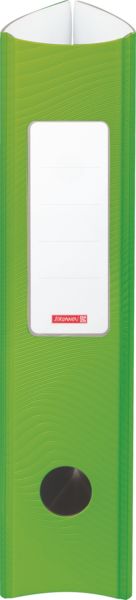 Produktbild: Brunnen Ordner &bdquo;WAVE&ldquo; Colour Code &brvbar; A4, 70 mm, Hebelmechanik mit gummiertem Griff, kiwi