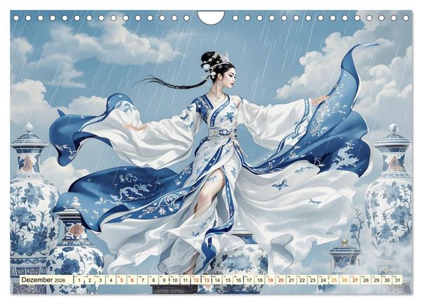 Produktbild: Rhythmus der chinesischen Anmut (Wandkalender 2026 DIN A4 quer), CALVENDO Monatskalender