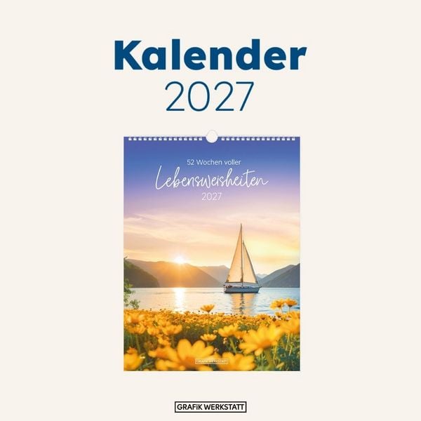 Produktbild: Wochenkalender 2027 LebensWeisheiten