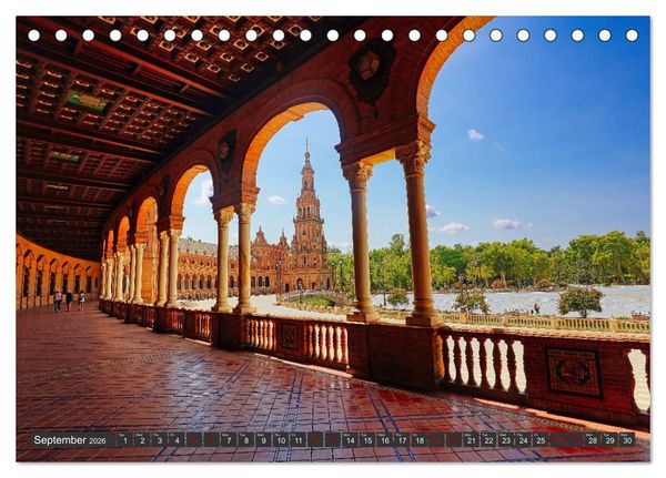 Produktbild: Andalusia sunny side of life (Desk Calendar 2026 DIN A5 landscape), CALVENDO 12 Month DeskCalendar