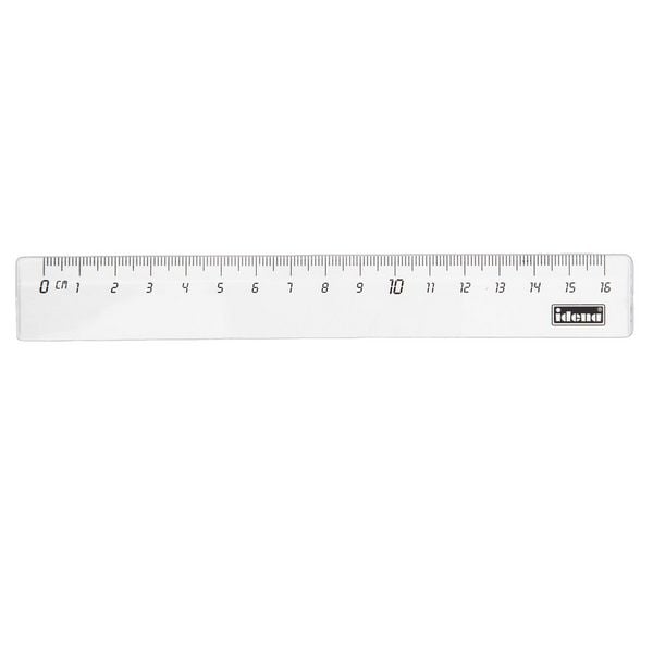 Produktbild: Idena Lineal transparent 16cm Blister
