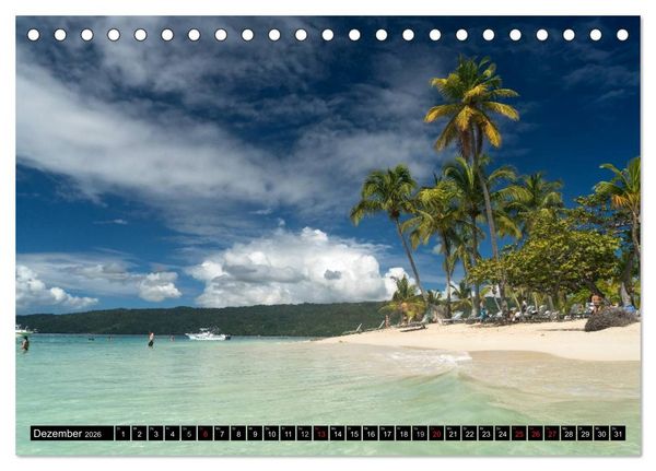 Produktbild: Dominikanische Republik (Tischkalender 2026 DIN A5 quer), CALVENDO Monatskalender