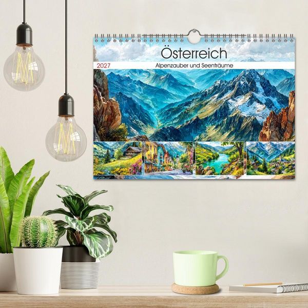 Produktbild: &Ouml;sterreich. Alpenzauber und Seentr&auml;ume (Wandkalender 2027 DIN A4 quer), CALVENDO Monatskalender