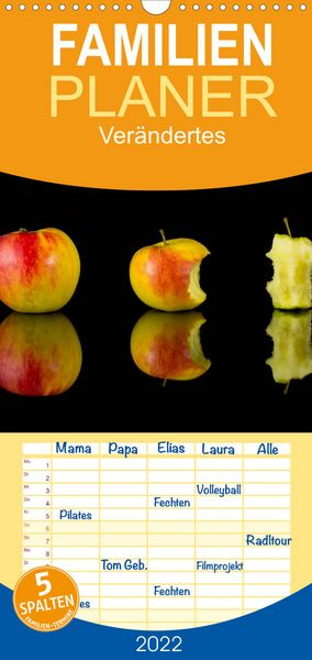 Produktbild: Familienplaner Ver&auml;ndertes (Wandkalender 2022 , 21 cm x 45 cm, hoch)