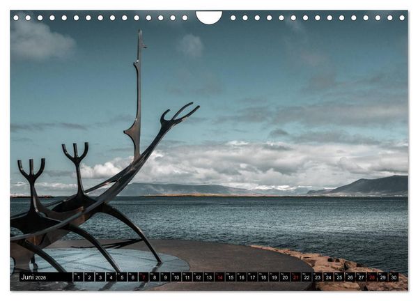 Produktbild: Island. Ein Land f&uuml;r Entdecker und Abenteurer. (Wandkalender 2026 DIN A4 quer), CALVENDO Monatskalender
