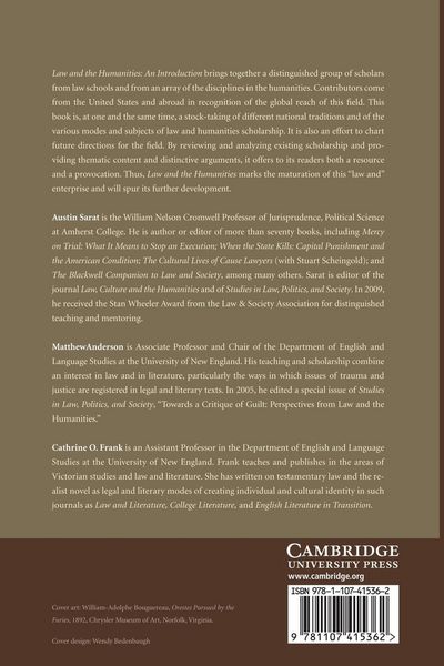 Produktbild: Law and the Humanities