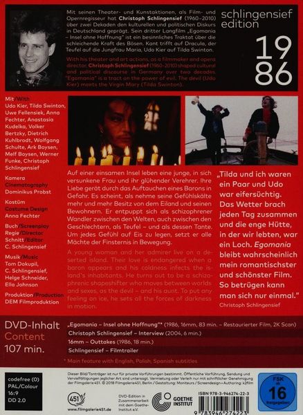 Produktbild: Egomania - Insel ohne Hoffnung