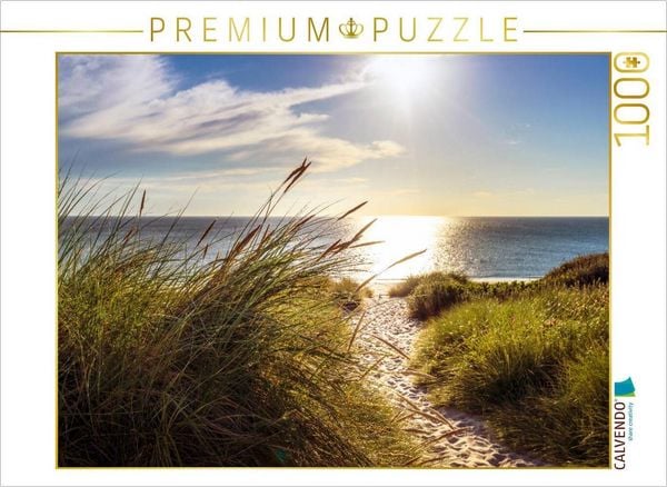 Produktbild: CALVENDO Puzzle Strandzugang zur Nordsee am Weststrand von Sylt | 1000 Teile Lege-Gr&ouml;&szlig;e 64x48cm Foto-Puzzle f&uuml;r gl&uuml;ckliche Stunden