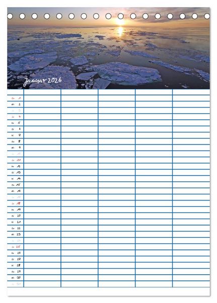 Produktbild: Meer Zeit f&uuml;r uns! (Tischkalender 2026 DIN A5 hoch), CALVENDO Monatskalender