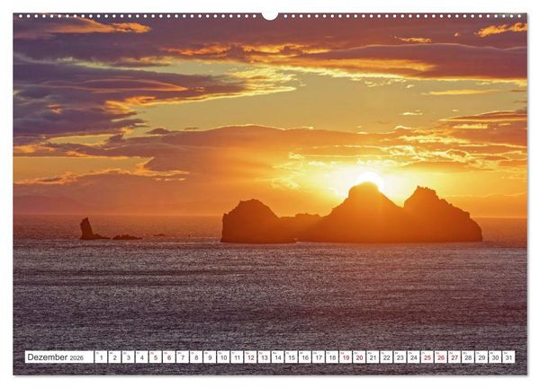 Produktbild: Die Farben Islands (hochwertiger Premium Wandkalender 2026 DIN A2 quer), Kunstdruck in Hochglanz