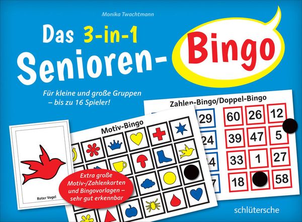 Produktbild: Das 3-in-1 Senioren-Bingo