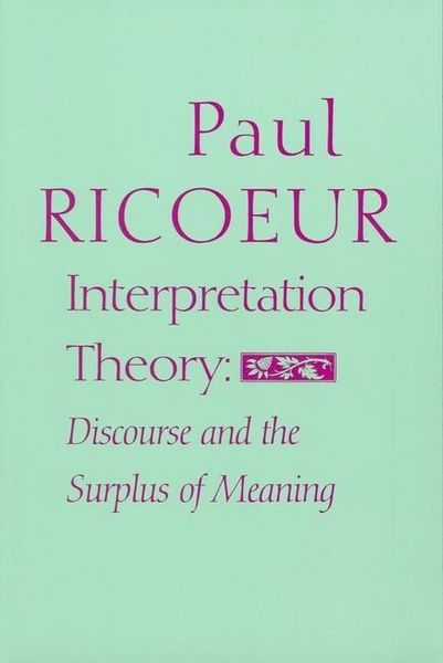 Produktbild: Ricoeur, P: Interpretation Theory
