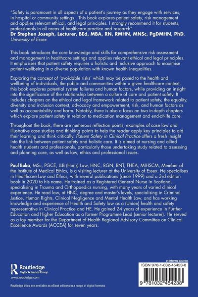 Produktbild: Patient Safety in Clinical Practice