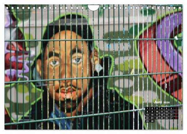 Produktbild: Street-Art 2026 / CH-Version (Wandkalender 2026 DIN A4 quer), CALVENDO Monatskalender