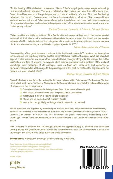Produktbild: New Frontiers in Science and Technology Studies