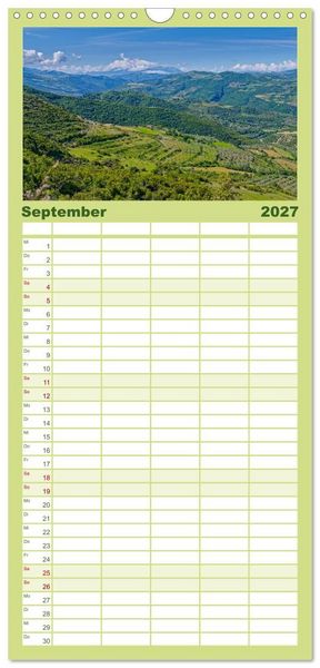 Produktbild: Familienplaner 2027 - Albanien. Eine Entdeckungsreise. mit 5 Spalten (Wandkalender, 21 x 45 cm) CALVENDO