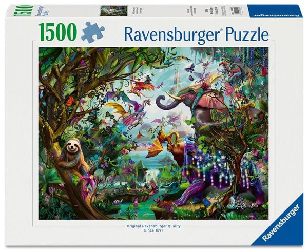 Erwachsenenpuzzle 1500 Teile - Exotische Drachenwelt