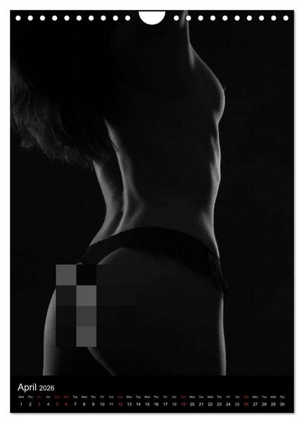 Produktbild: Erotic Silhouettes / UK-Version (Wall Calendar 2026 DIN A4 portrait), CALVENDO 12 Month Wall Calendar