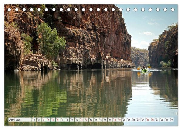 Produktbild: Australien - Northern Territory (Tischkalender 2026 DIN A5 quer), CALVENDO Monatskalender