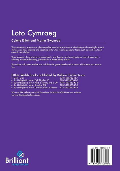 Produktbild: Loto Cymraeg. A Fun Way to Reinforce Welsh Vocabulary