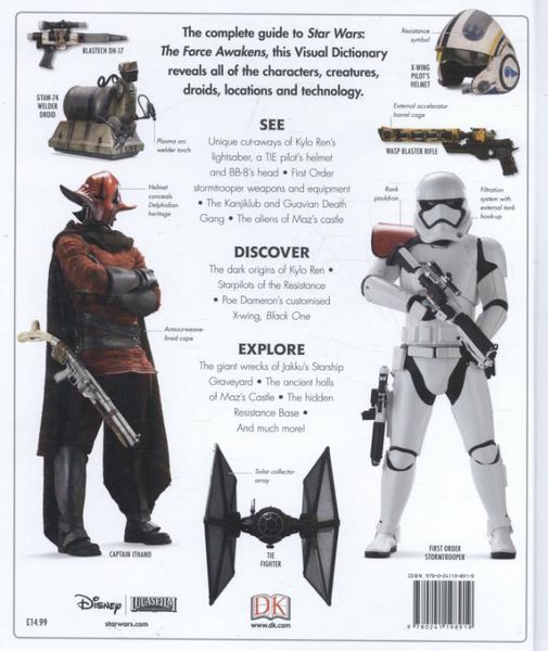 Produktbild: Hidalgo, P: Star Wars The Force Awakens The Visual Dictionar