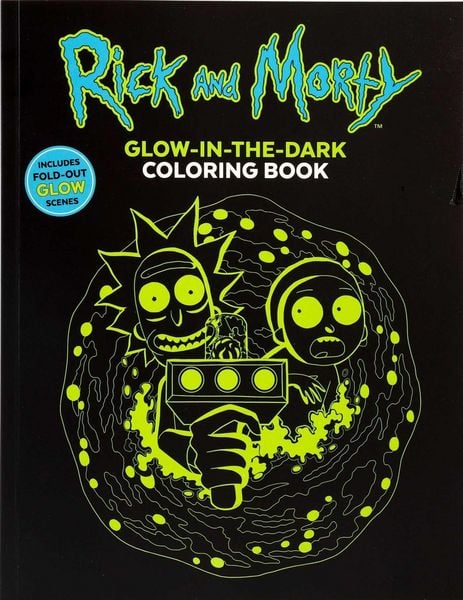 Produktbild: Rick and Morty Glow-in-the-Dark Coloring Book