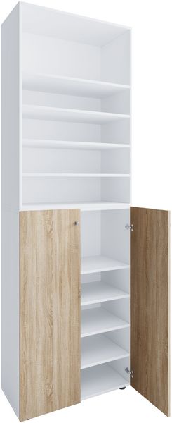 Produktbild: XL Holz Gro&szlig;er Schuhschrank Schuhkommode Lona 10