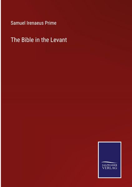 Produktbild: The Bible in the Levant