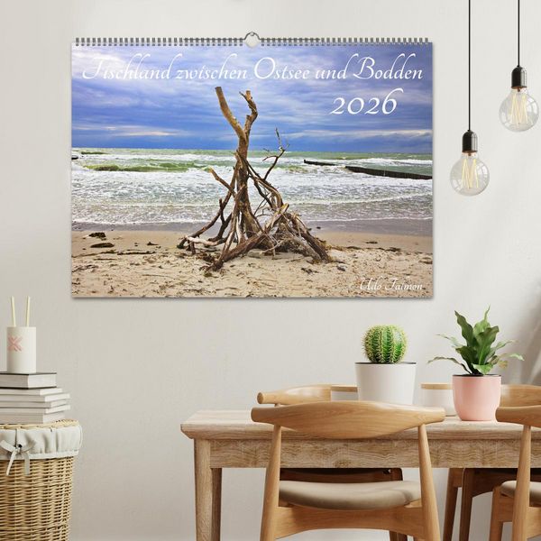 Produktbild: Fischland zwischen Ostsee und Bodden (Wandkalender 2026 DIN A2 quer), CALVENDO Monatskalender