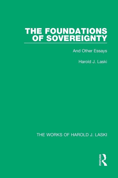 Produktbild: The Foundations of Sovereignty (Works of Harold J. Laski)