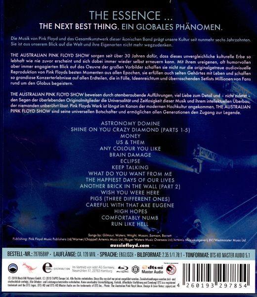 Produktbild: Pink Floyd - The Australian Pink Floyd Show - The Essence