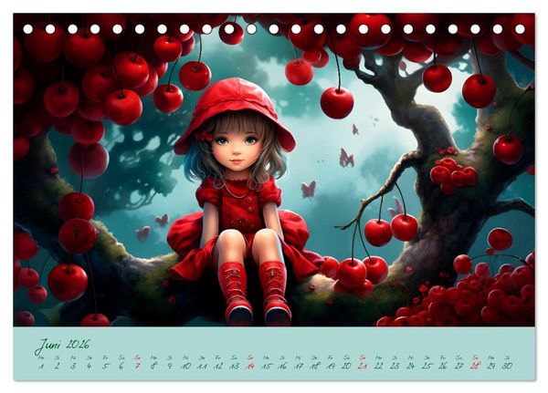 Produktbild: Magie der Kindheit (Tischkalender 2026 DIN A5 quer), CALVENDO Monatskalender