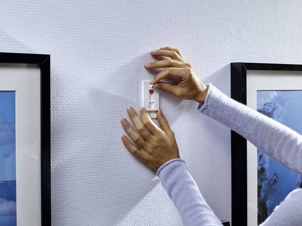 Produktbild: TESA&reg; Powerstrips&reg; Klebenagel f&uuml;r Tapete & Putz verstellbar, weiss