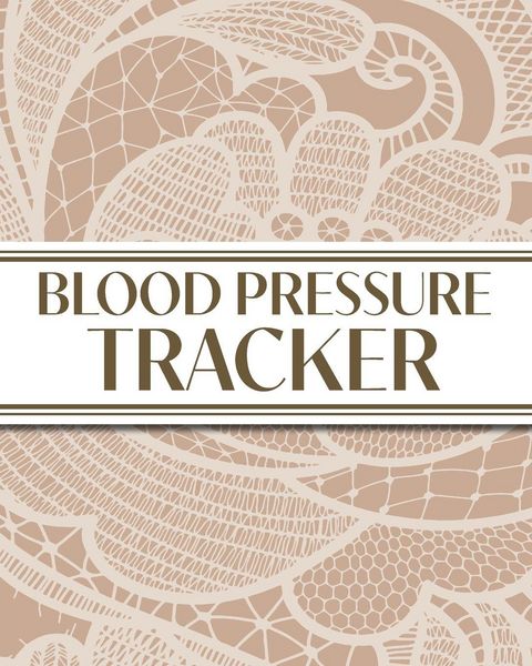 Produktbild: XL Large Print 1-Year Blood Pressure Tracker (Beige Lace)
