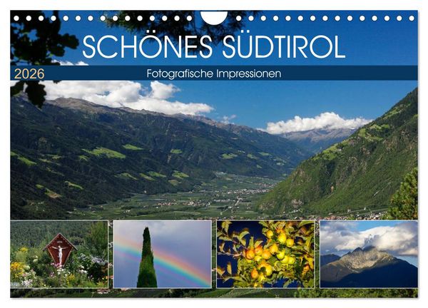 Produktbild: Sch&ouml;nes S&uuml;dtirol (Wandkalender 2026 DIN A4 quer), CALVENDO Monatskalender