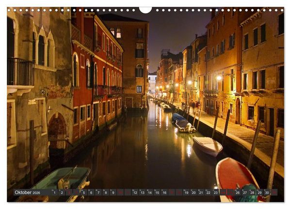 Produktbild: Venedig - Die Lagunenstadt (Wandkalender 2026 DIN A3 quer), CALVENDO Monatskalender