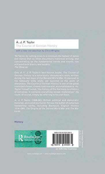 Produktbild: The Course of German History