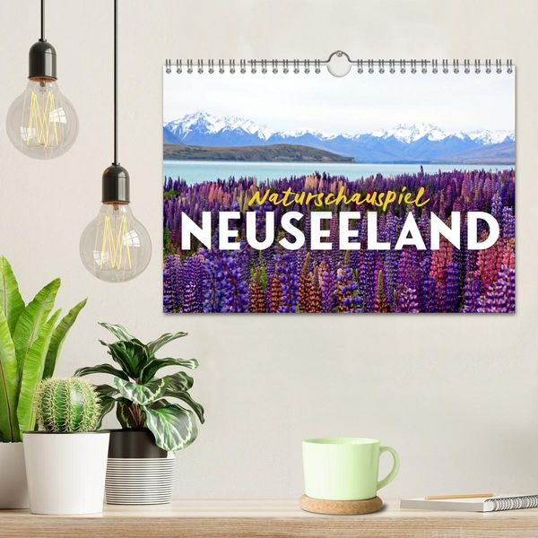 Produktbild: Naturschauspiel Neuseeland (Wandkalender 2026 DIN A4 quer), CALVENDO Monatskalender