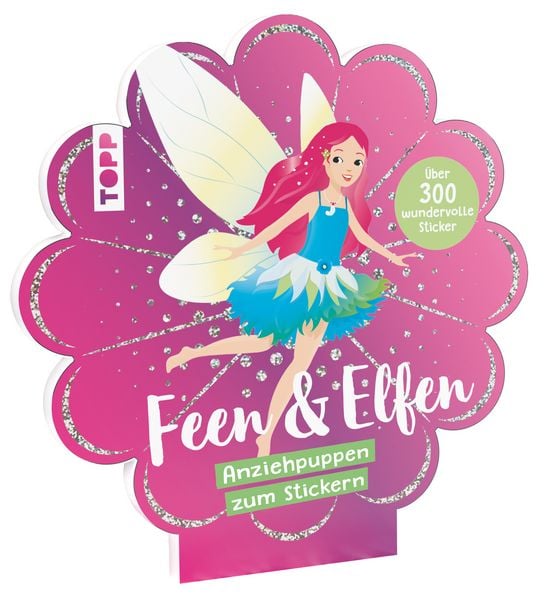 Produktbild: Stickerbuch: Anziehpuppen zum Stickern. Feen & Elfen