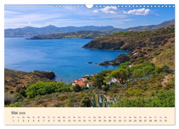 Produktbild: Cote Vermeille - Wo die Pyren&auml;en das Meer k&uuml;ssen (Wandkalender 2026 DIN A3 quer), CALVENDO Monatskalender