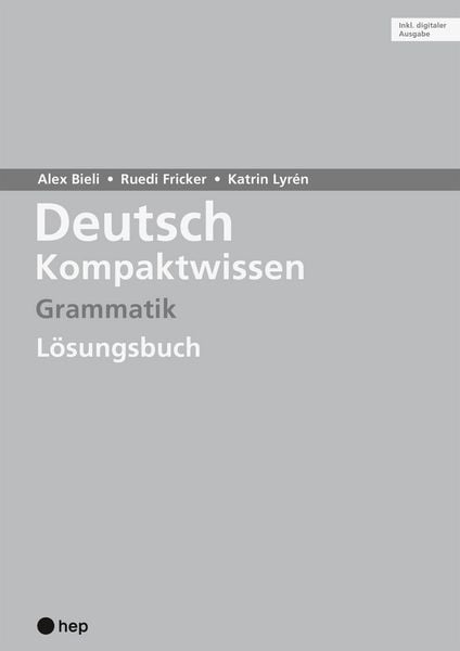 Produktbild: Deutsch Kompaktwissen. Grammatik. L&ouml;sungen (Print inkl. digitaler Ausgabe, Neuauflage 2026)