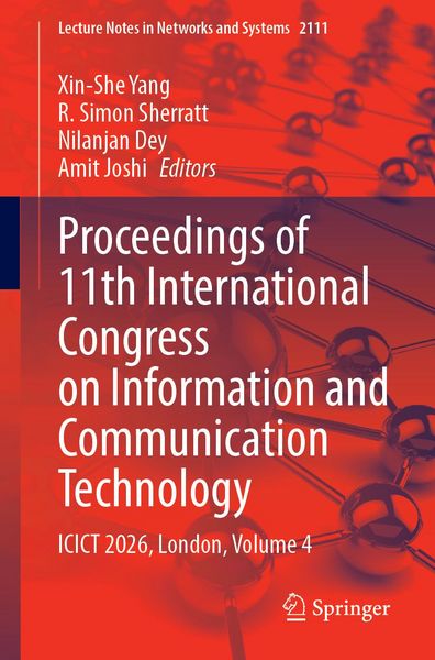 Produktbild: Proceedings of 11th International Congress on Information and Communication Technology