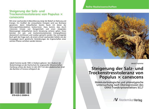 Produktbild: Steigerung der Salz- und Trockenstresstoleranz von Populus &times; canescens