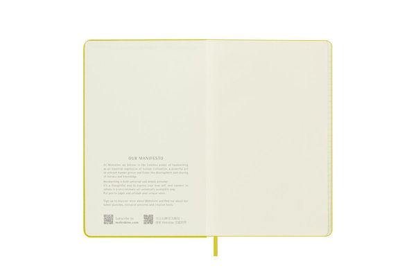 Produktbild: Moleskine Notizb. Color A5 Geb Strohgelb