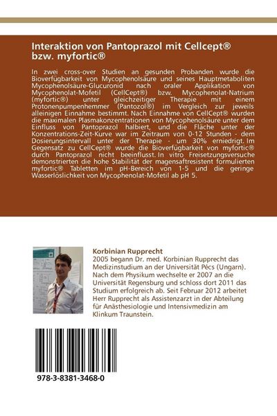 Produktbild: Interaktion von Pantoprazol mit Cellcept&reg; bzw. myfortic&reg;