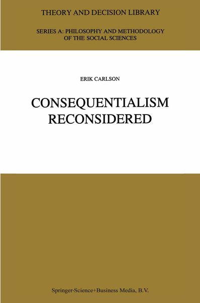 Produktbild: Consequentialism Reconsidered