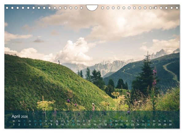 Produktbild: die dolomiten (Wandkalender 2026 DIN A4 quer), CALVENDO Monatskalender